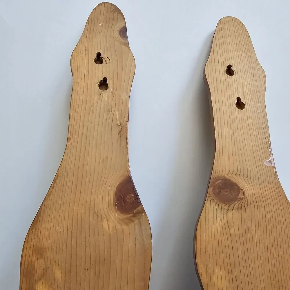 Pair of Large Rustic Wooden Wall Sconce 23
